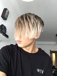 Blondasian Blondhair Ombre Maleblond Ombre Hair Men Boys Colored Hair Men Blonde Hair