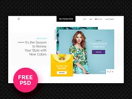 Fashion Store Free Psd Template Psd Template Free Free Psd Psd Templates