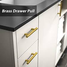 Inspired by hard geometric lines, blackrock's simple shapes make a lasting impression. Goldenwarm 25pcs Brushed Brass Kitchen Cabinet Handle 3in Hole Centers T Bar Handles Furniture Gold Drawer Pull Handles Ls201gd76 Kitchen Cupboard Door Handles Bathroom Hardware Decorative Pulls Pricepulse