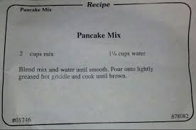 Winco S Pancake Mix Meal Helpers Pancakes Breakfast Items