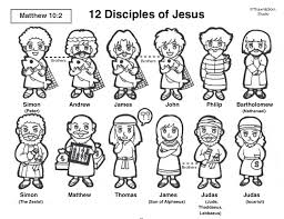 12 Disciples Of Jesus Toddler Sunday School Sunday School Coloring Pages Sunday School Activities