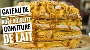 Gateau De Noel Noisettes Confiture De Lait Trop Bon Youtube