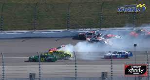 The 2018 kansas lottery 300 was arguably his best chance to snag his first career xfinity series victory. Xfinity Playoff Drivers Wreck On Lap 1 At Kansas Nascar Com