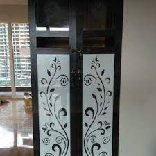 You can do the same flower pattern with flat. Floral Door Design Door Glass Design Window Glass Design Frosted Glass Design