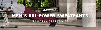 Russell Athletic 596hbm Unisex Adult Dri Power Open Bottom Fleece Pocket Pant