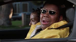 Ray-Ban gold sunglasses worn by Dexter Reed (Kenan Thompson) as seen in  Good Burger
