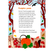 Pumpkin Life Cycle Pumpkin Poem Pumpkin Life Cycle Poetry For Kids