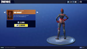 Below you can see the first and last time when red knight could be bought from item shop, also how many days it was seen and the dates list. Fortnite News On Twitter Warning Red Knight Doesn T Currently Come With The Usual Red Shield Back Bling It S Unclear Whether This Is Intended Or A Bug Https T Co Xx4juhigpg