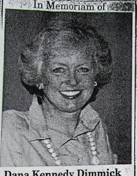 Dana Ellen Kennedy Dimmick (1942-2002)