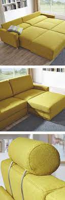 Couch Ausziehbar Gelb Couch Ausziehen Wohnen