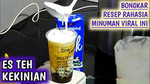 Rahasia Sukses Nyerang Es Teh Viral Habiskan 200 Cup Hari Pertama Buka Dan Omset 3 Juta Sehari Youtube Es Teh Teh Minuman
