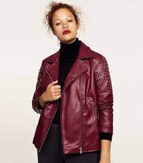 Studded Biker Jacket Plus Sizes Violeta By Mango Usa Cute Leather Jackets Leather Jacket Jackets