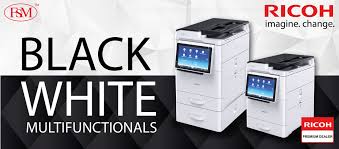The ricoh aficio mp c2500 series, with its wide range of choices in speed and output volume, ability to print full color as fast as black & white, and extensive finishing capabilities and sophisticated security, is flexible enough to bring the advantages of color anywhere within your organization. Brand New Black And White Ricoh Photocopy Machine Model Terbaru Mesin Penyalin Hitam Putih Ricoh