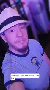 Some members of the Lions Club socializing at Pearl Bar. I go out and we  got flooded in for a short while. Anyway, we had some interesting  conversations.