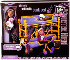 Monster high collectors beetlejuice dolls release date is august 13, 2021 9am pt on mattelcreations (yeah, they'll probably sell out again in seconds. Mattel W2577 Clawdeen Und Todschickes Etagenbett Amazon De Spielzeug
