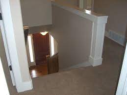 The one newel post has a good location to be strongly anchored into the face of the knee wall and into the riser of the landing. Idea For Our Half Wall Staircase Design Knee Wall Utah Home Builders