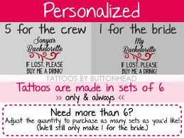 Soak a sponge with regular water and wet the surface of the tattoo thoroughly. If Lost Bachelorette Party Temporary Tattoos
