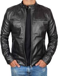 Get yourself an impressive looking real leather jacket, no matter what your budget is! Genuine Black Leather Jacket Men Lambskin Lightweight Mens Leather Jackets At Amazon Men S Clothing Store