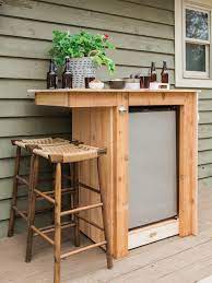Her dad worked in the floor covering. How To Build An Outdoor Minibar Hgtv