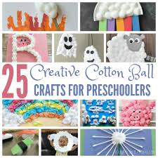 Following are some fun summer craft ideas that will engage your child in constructive ways and keep them away from boredom 25 Creative Cotton Ball Crafts For Preschoolers