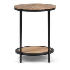 Homecraft Furniture Espresso 3 Tier End Table Mh125 C Round Wood Side Table Living Room Side Table Accent Side Table