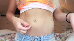 Jetzt bequem & preiswert tolle piercings, earcuffs & accessoires von six online bestellen. 3 Ways To Make A Fake Belly Button Piercing Wikihow