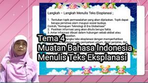 Langkah langkah penulisan teks eksplanasi. Tema 4 Globalisasi Materi Menulis Teks Eksplanasi Kelas 6 Youtube