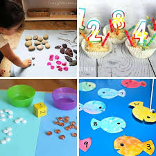 Fingerprint counting activity for preschoolers. Play Based Math Activities For Toddlers My Bored Toddler