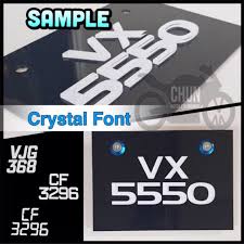 Special and nice car no plates and phone numbers are also listed for sale. Plate Petak Number Plate Motorcycle With Allen Key Nut Crystal Font Shopee Malaysia