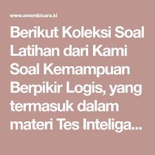 Koleksi Latihan Soal Kemampuan Berpikir Logis Tiu Seleksi Penerimaan Cpns Latihan Pengikut Pecahan