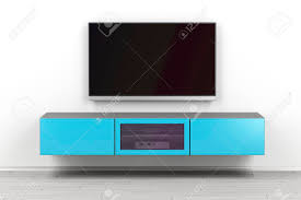 Maybe you would like to learn more about one of these? Wall Mounted Tv Cabinet And Big Flat Screen Tv In The Living Stock Photo Picture And Royalty Free Image Image 122803572