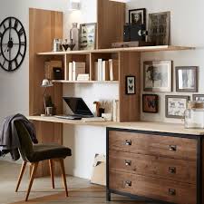 Des Etageres Pour Un Bureau Optimise Chambre Parentale Avec Bureau Bureau A Domicile Coin Bureau