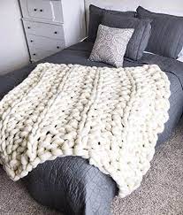 Sale These Blankets Are Arm Knit Made To Order Color Choice Is Yours Flat Rate Shipping Thes Chunky Knit Blanket Diy Diy Knit Blanket Arm Knitting Blanket