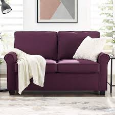Sofa Bed Loveseat Sleeper With Memory Foam Mattress 57 Loveseat Sleeper Burgundy Free 2020 Planner W In 2020 Loveseat Sleeper Love Seat Traditional Loveseat