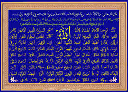 نتیجه تصویری برای اسما الله الحسنی