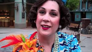 Meeting Donna The Dog Lady On Buena Vista Street at Disney California  Adventure