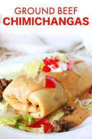 Homemade Beef Chimichangas Recipe Mexican Food Recipes Beef Recipes Homemade Beef