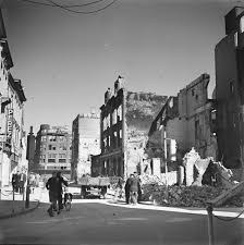 Verwoestingen Binnenstad Groningen The Devastated Remains Of Downtown Groningen 1945 Groningen Nederland Stad