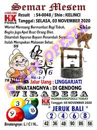 Syair Hk Tgl 3 November 2020 Terbaru