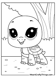 A little monkey, pet of lps. Littlest Pet Shop Coloring Pages Updated 2021