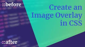 It's pretty easy to makes shapes with only a small amount of html and some css. How To Create A Simple Css Image Overlay With Before Or After Youtube