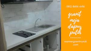 Granit adalah batu alam, karenanya warnanya, nada granit nero marquina merupakan jenis granit berwarna hitam dengan motif garis garis putih yang berpola. Jasa Pasang Granit Meja Dapur Putih Wa 0812 8058 8908 Youtube