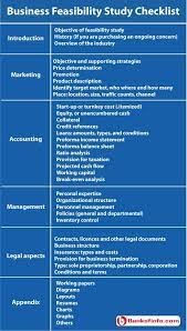 Business Feasibility Study Checklist Business Checklist Business Management Degree Management Degree