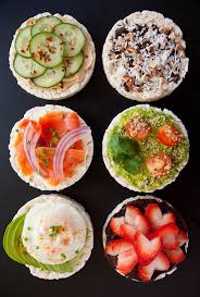 Rice cakes are light and low in calories, making them seem like a good food for dieting. Healthy Rice Cake Toppings My Healthy Dish Rice Cakes Toppings Healthy Snacks Recipes Rice Cakes Healthy