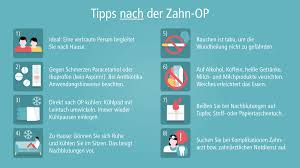 Tipps Fur Die Zahn Operation Zahnarztpraxis Dr Ahlvers Ahlvers