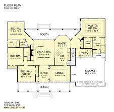 For families needing a bit more space, four bedrooms are perfect. Classic Country Home Plans One Story Ranch Houseplans