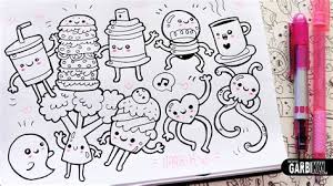Hand drawn food free vectors stock photos psd. Cute Food Doodle Coloring Pages Shefalitayal