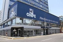 La onpe dará a conocer las primeras cifras oficiales de la segunda vuelta a las 11:30 de la noche de elecciones: Oficina Nacional De Procesos Electorales Peru Wikipedia La Enciclopedia Libre