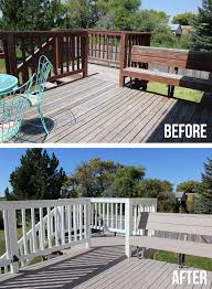 Repainting a deck over old paint, removing or stripping all deck paint that is currently failing is essential. Deck Makeover With Rocksolid Deck Resurfacer The Craft Patch