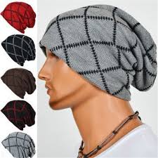 Coreenne Double Couche Double Elastique En Forme De Grille En Sertir Bonnet Homme Beret Homme Bonnet